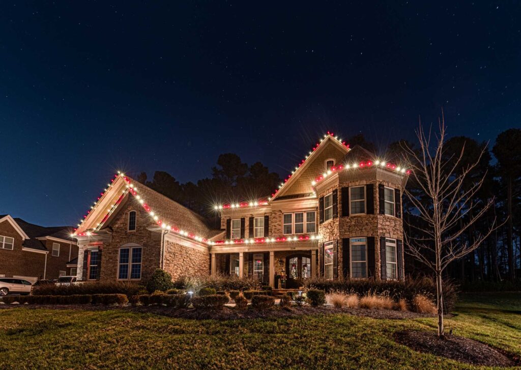 woodstock holiday light installation